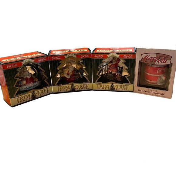 Coca Cola Trim-A-Tree Collection Ornaments & Enesco Coca Cola Ornament - Picture 1 of 8